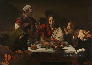 Caravaggio Painting - Cena en Emaús1 Caravaggio